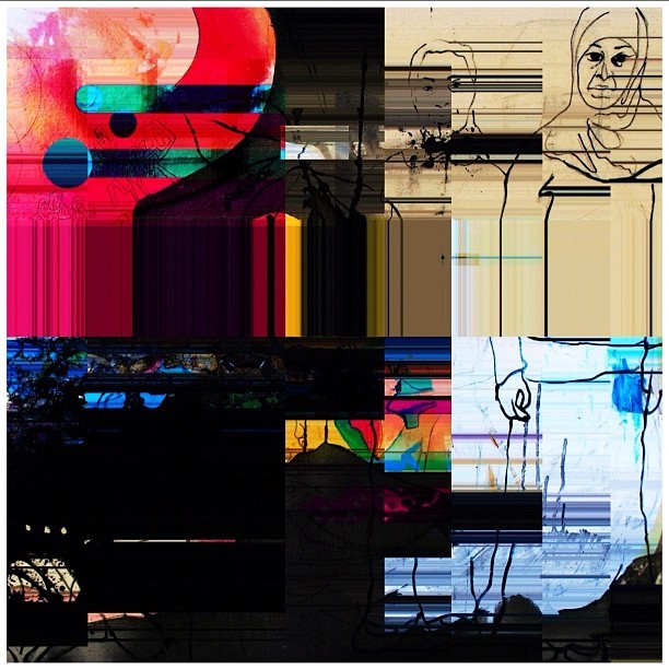 Glitched Version of 'the crucifixion' Glitched Version of 'the crucifixion'
